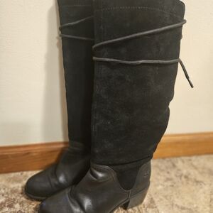 Timberland Black Over the Knee Boots